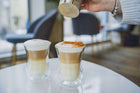 VIALLI 6x SZKLANKI KUBKI TERMICZNE DO KAWY LATTE HERBATY DRINKÓW 300ml cappuccino, szkło z podwójną ścianką, bezbarwne