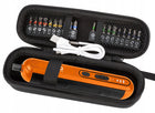 NEO TOOLS Wkrętak Akumulatorowy Śrubokręt 4V, USB-C + Zestaw Bitów Etui do skręcania mebli, montażu i drobnych napraw