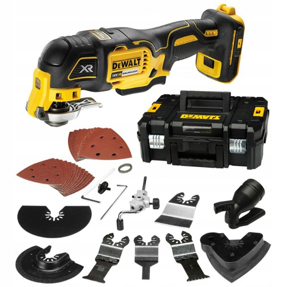 AKUMULATOROWE NARZĘDZIE WIELOFUNKCYJNE 18V XR 0*AH TSTAK DCS356NT DEWALT multitool oscylacyjny do cięcia i szlifowania