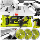 Piła stołowa pilarka 2000W 254mm ALU blat krajzega przecinarka toolme TM323 głębokość cięcia 85 mm, 4700 obr/min