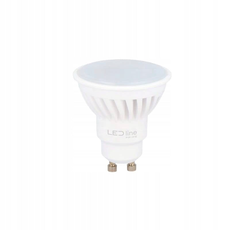 Żarówka LED GU10 10W prime Ciepła 2700K 1250lm Ściemnialna reflektorowa, zamiennik halogenu, do opraw punktowych
