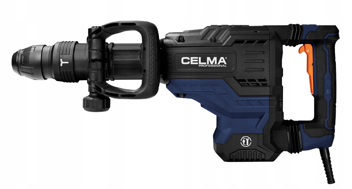 Młot wyburzeniowy CELMA Professional PRWg 45GEO 1700W SDS-MAX 45J do kucia betonu, rozbiórek i ciężkich prac budowlanych