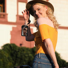 2x Star Bells Photocard Holder Keychain with Spring, PVC Photo Card Hold zawieszka na kartę kolekcjonerską, gadżet dla