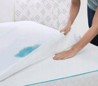 Ochraniacz na materac comfort 140x200 mata podkład wodoodporna osłona łóżka, bariera przed wilgocią