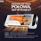 KURTYNA POWIETRZNA TERMOWENTYLATOR GRZEJNIK ELEKTRYCZNY 2000W PILOT + Wi-Fi z nagrzewnicą elektryczną 2000 W