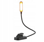 Lampka do czytania książek 34 CM bezprzewodowa nocna biurkowa USB z klipsem oświetlenie LED, ściemniana, akumulatorowa