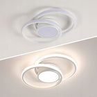 Lampa sufitowa LED plafon pierścień żyrandol biała nowoczesna do salonu 42W 4500K gwintu biały