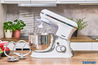 Robot kuchenny planetarny zelmer mikser wielofunkcyjny 3 mieszadła 5l 1200W nominalna biały