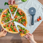 Deiss LUX Nóż do pizzy okrągły, ze stali nierdzewnej radełko kuchenne, krajacz ciasta, ostrze 9 cm, rękojeść