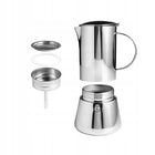 Kawiarka zaparzacz do kawy espresso 620ml 10 filiżanek indukcja GAZ stal klasyczna 620 ml 0 w srebrny stal nierdzewna