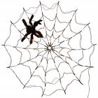 PAJĘCZYNA na HALLOWEEN 70 LED SZTUCZNA ŚWIECĄCA LAMPKI POMARAŃCZOWA ozdoba na imprezę tematyczną, dekoracja do domu