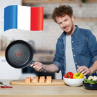 Wok tefal unlimited 28cm tytanowy patelnia nieprzywierająca do smażenia, na indukcję, do piekarnika, można myć w