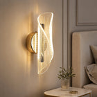 Kinkiet LED Złoty Loft Nowoczesny do Sypialni, Salonu 12W lampa ścienna, oprawa aluminiowa, zintegrowane źródło światła