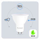10x Żarówka LED GU10 Reflektor PAR16 10W = 90W 1000lm 3000K Ciepła 120° do opraw sufitowych i spotów, oświetlenie