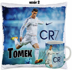 Kubek i Poduszka dla fana cristiano ronaldo CR7 + imię różne wzory zestaw upominkowy, gadżet kibicowski z nadrukiem