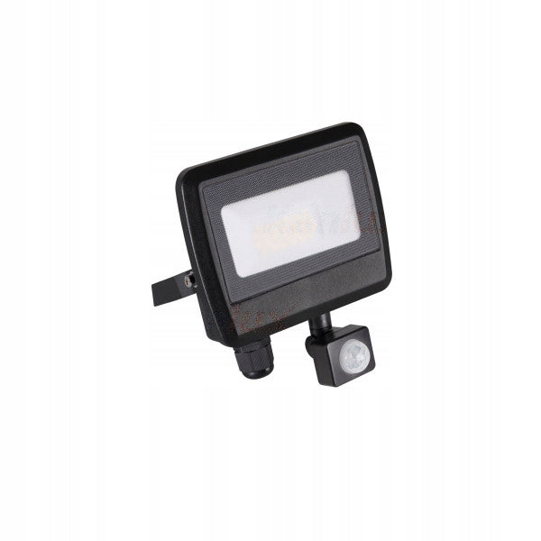 Naświetlacz LED Antem 20W-NW-Se B IP44 1600lm 4000K czarny z czujnikiem ruc reflektor ogrodowy, lampa elewacyjna do oświetlenia podjazdu