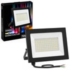 Halogen Reflektor 70W 6300lm Lampa Robocza Naświetlacz Wodoodporny 4000k oprawa LED IP65, neutralna biel do warsztatu i