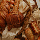 Chlebak jednoczęściowy na chleb pieczywo beżowy, brązowy, czarny bambus pojemnik kuchenny owalny 39 x 28 cm