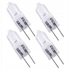 4x żarówka halogenowa halogen 60lm G4 5W Ciepła 12V żarnik Krystaliczna kapsułka, ampułka do opraw, 2700 K