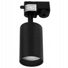 Reflektor szynowy szynoprzewód LED lampa szynowa spot na żarówkę GU10 oprawa sufitowa kierunkowa czarna 10 w do salonu