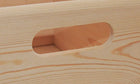 Pudełko drewniane skrzynia skrzynka pojemnik 30x40 organizer do przechowywania drobiazgów, brązowy, 30x20x13 cm