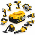 Akumulator Zamiennik DeWalt 20V 6Ah Bateria Li-Ion XR DCB184 DCB200 Mocna pakiet do wkrętarki i narzędzi