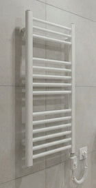 Grzejnik łazienkowy elektryczny TOMAS 600 W biały 400 mm 820 mm grzewcza