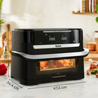 Frytkownica beztłuszczowa AIR fryer tefal EY9278E0 technologia podczerwieni 2700 w czarny