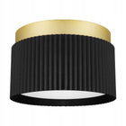 Oprawa Halogenowa GX53 Lampa Sufitowa TUBA LED Natynkowa Ryflowana SPOT czarny plafon punktowy okrągły, do źródła