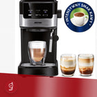 Ekspres do kawy ciśnieniowy kolbowy MPM MKW-13M mielona, espresso, americano, czarna, 15 bar, zbiornik 1,2 l, 1100 w