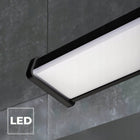Lampa łazienkowa LL WALL LAMP 12W czarna kinkiet nad lustro 60cm LED IP44 oprawa ścienna do umywalki zintegrowane