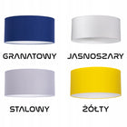 Abażur BIAŁY BEŻOWY CZARNY KREMOWY KLOSZ LAMPA 30 x 20cm różne KOLORY KLOSZ owanie biały, czarny, żółty