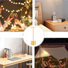Lampka Nocna Stołowa Biurkowa Nowoczesna Lampa LED Bezprzewodowa Dotykowa ściemniana akumulatorowa żółta 32 cm
