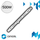 6x Żarówka Żarnik Halogenowy Wkład Halogen J118 118mm 230V 500W R7s 9050lm rurkowe źródło światła ciepła biel 2700K do
