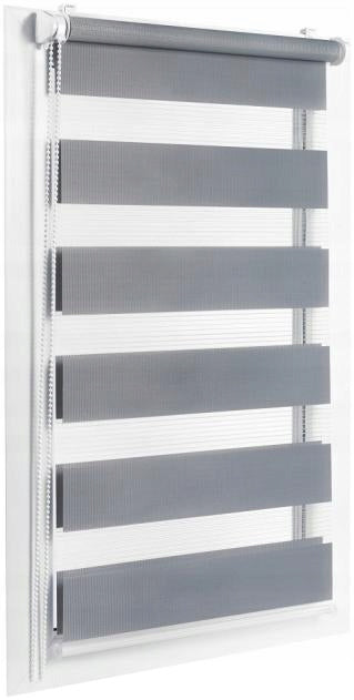 Roleta rolety dzień NOC 58x150 CM z napinaczem na wymiar różne kolory osłona okienna, montaż bezinwazyjny, regulowane zaciemnienie, gładka