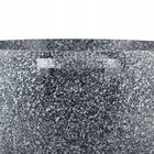 Garnek tradycyjny granitowy aluminiowy kociołek na GAZ indukcja ofenbach 24 cm, 6,2 l, z pokrywą, do piekarnika
