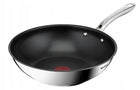 Patelnia Wok TEFAL Infinite H8151925 28 cm stal indukcja nieprzywierająca, do zmywarki, do piekarnika