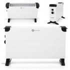 Grzejnik elektryczny konwektorowy energooszczędny termostat Wisser 2000W 540 mm 320 mm grzewcza biały