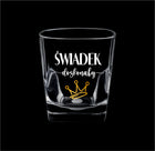 PREZENT dla ŚWIADKA świadkowej ślub podziękowanie ręcznik szklanka whisky haftowany 50x100 cm szary 410-500 GSM OEKO-TEX