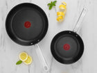 Zestaw Patelni tefal Intuition 20/26/28 indukcja gaz stal tytanowa 3el. powłoka non-stick, do kuchenki ceramicznej i