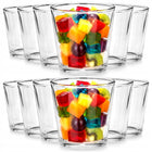 12x Pucharki SZKLANE na lody desery przekąski przystawki fingerfood 180 ml miseczki deserowe, bezbarwne, można myć w
