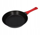 Patelnia tradycyjna Zwieger Obsidian Indukcja Greblon C3+ 28cm do smażenia, nieprzywierająca powłoka, okrągła
