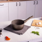 Rondel z rączką trwała powłoka nieprzywierająca Valdinox Aurum 1,1 l garnek aluminiowy 16 cm do sosów i mleka