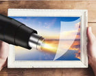 OPALARKA ELEKTRYCZNA 2 BIEGI 100-600°C 2000W REGULACJA 230V MOCNA + 4 DYSZE pistolet na gorące powietrze, nagrzewnica