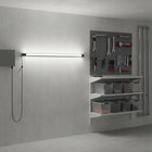 Lampa Sufitowa LED Warsztatowa Garażowa 120cm 36W 6500K mocna IP65 oprawa oświetlenie do magazynu, hali, piwnicy i