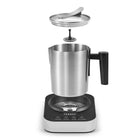 Spieniacz do mleka gorąca czekolada podgrzewacz 4 tryby 4w1 400ml 550W cappuccino latte, pianka na zimno i ciepło