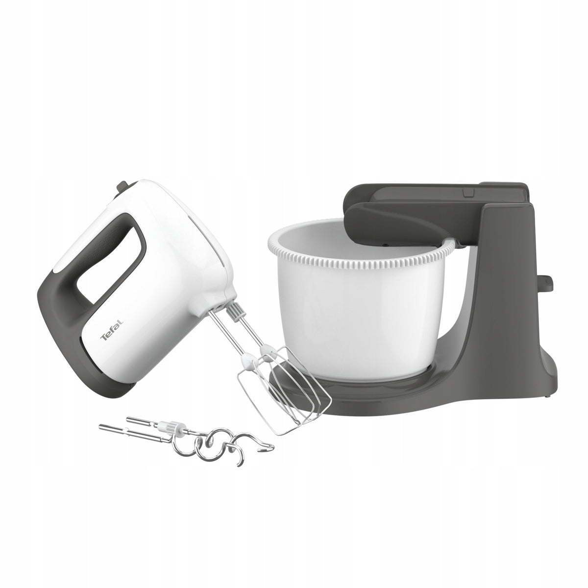 Mikser stojący tefal PrepMix+ HT464 funkcja turbo biały