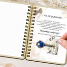Personalizowany album na pieniądze prezent na 18-99 urodziny dla chłopaka Skarbonka z nadrukiem, dyplom, dekoracja