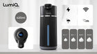 Dozownik do mydła automatyczny bezdotykowy dyspenser na ścianę 420ml USB C podajnik płynu łazienkowego czarny