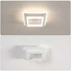 Lampa Sufitowa LED Plafon Kwadratowy Biały Nowoczesny 24W 4500K oprawa z wbudowanym źródłem światła, neutralna barwa